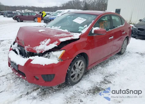 2013 Nissan Sentra Sr z USA, uszkodzony, nr VIN 3N1AB7AP7DL783610